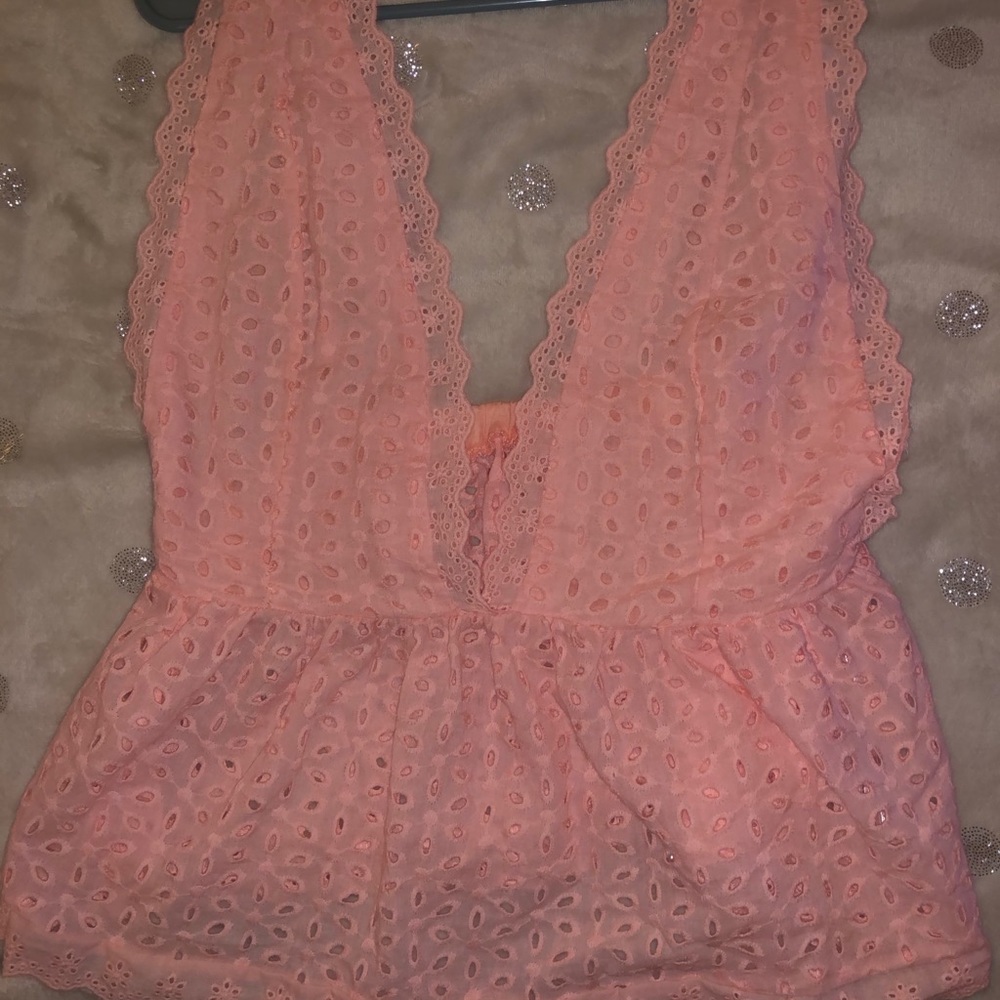 Deep v tank top